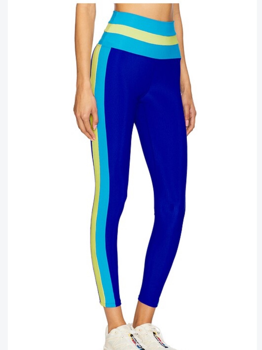 NWOT Beach Riot Mariella Rib Legging in Riviera Colorblock - size Small - Picture 3 of 6